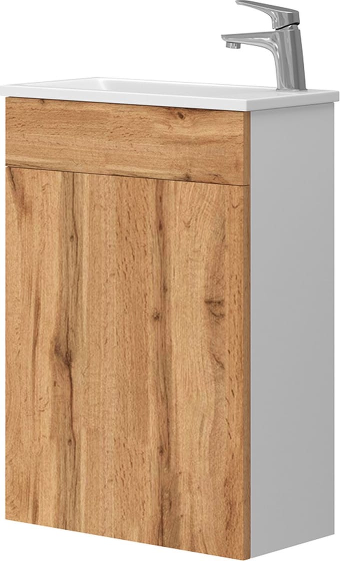 Vicco Badkamermeubel set Amadeo, Goudkleurig Eiken, 2-delig