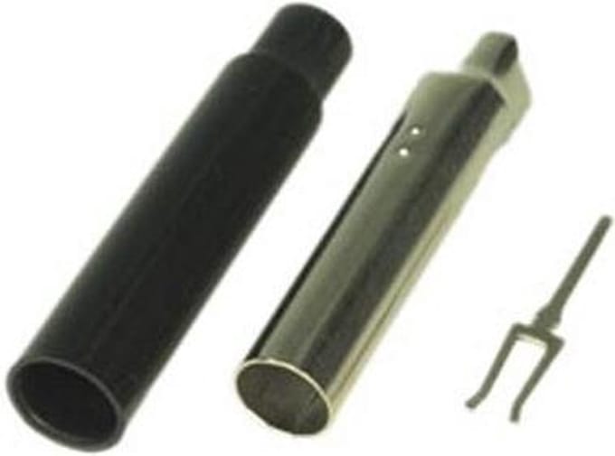 kabeladapter soldeer DIN F krimp RG58