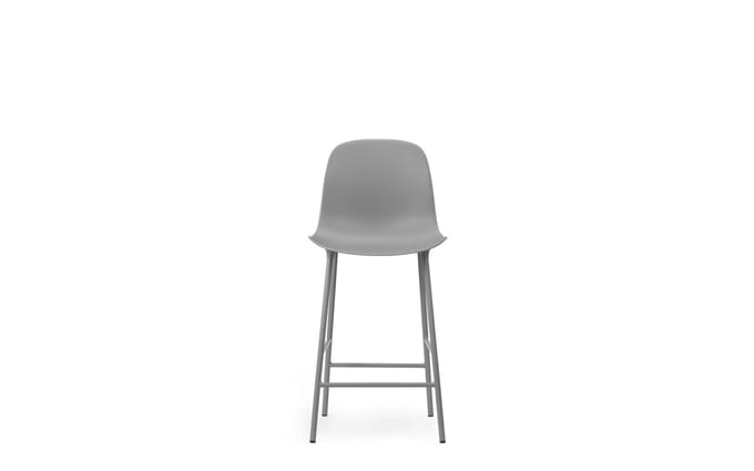Normann Copenhagen Form Barstoel staal - grijs - 65 cm