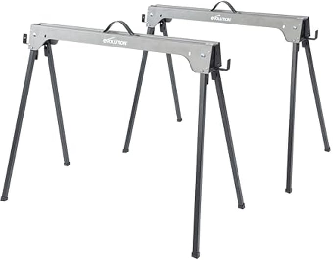 Compacte Vouwzaagbok Twin Pack - Ondersteunt tot 500 kg - Lichtgewicht en Draagbaar