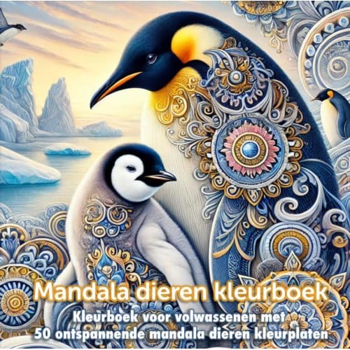 Mandala Dieren Kleurboek (Hardcover) - Koekoek Kinderboek