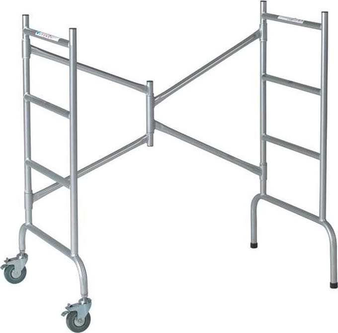 Quickfold lichtgewicht aluminium vouwstelling - steiger