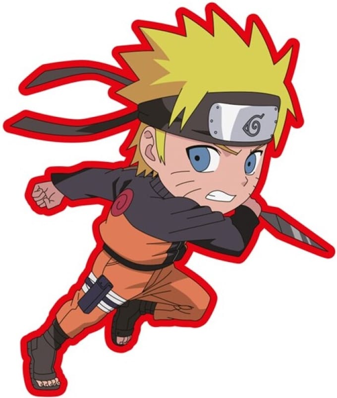Naruto Kussen Gevormd Velour