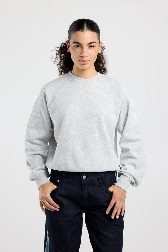 America Today Sanny Light Grey Melange Taglia: S | Maglie a manica lunga Outlet | Donna | Grigio