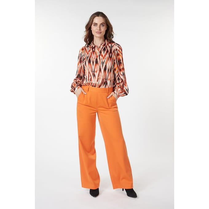 EsQualo Blouse Basic Ethnic Skins Print Taglia: 36 | Maglie a manica lunga Outlet | Donna