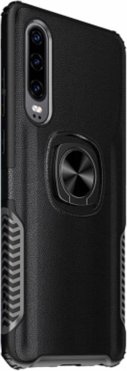 Backcover geschikt voor Hauwei P30 - Zwart - Shockproof Armor