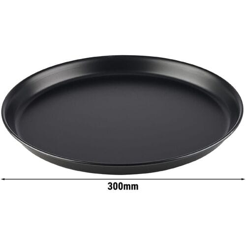GGM Gastro (10 Stück) Pizzablech - Blaublech - Ø 300mm - Höhe: 25mm