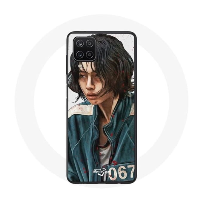 Samsung Galaxy A12 Hoesje Inktvis Game Kang Sae Byeok Nummer 067