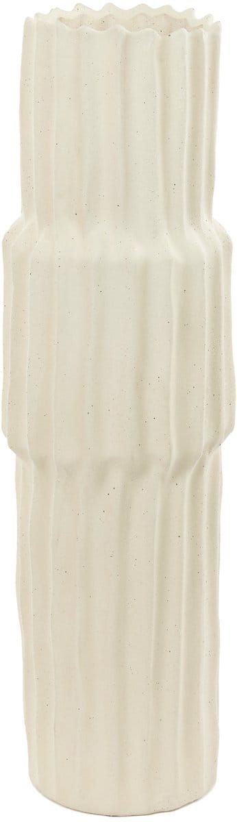 Light & Living Vaas Longa Keramiek, 58cm - Crème