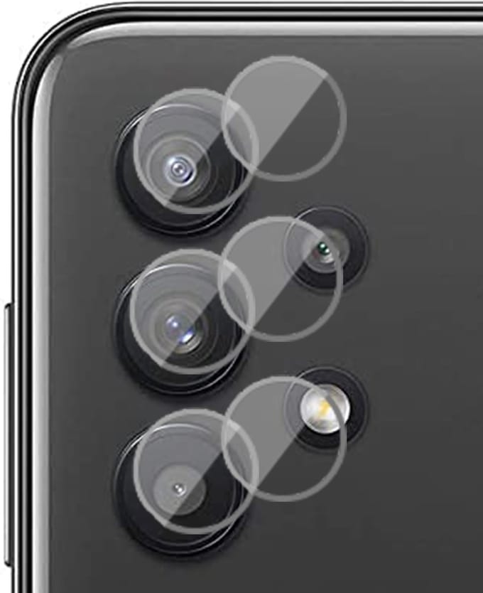 Camera Screenprotector geschikt voor Samsung Galaxy A13 4G - Gehard Glas Beschermglas Tempered Glass Screen Protector - 2 Stuks