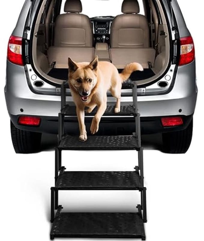 Opvouwbare Hondentrap voor Auto - Antislip hondenhelling voor Grote Honden