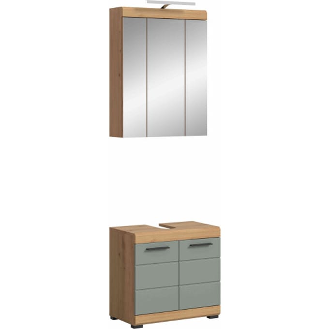Scout badkamercombinatie salie MDF TZ Artisan eiken NB - 34x60x191cm