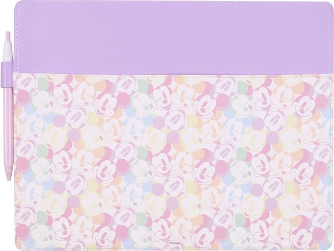 Weekplanner met eco-lederen binding + pen - Mickey Mouse