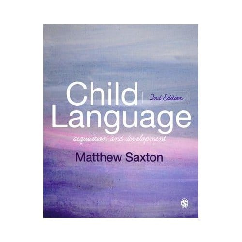 Child Language - Saxton