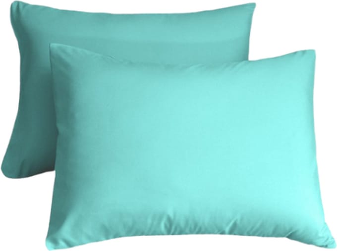 Y-NOT - Kussensloop Set (per paar) - Katoen - 60x70 - Petrol