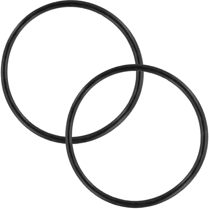 Dailygoods- O-Ring 2 Stuks - Nitrilrubber - Binnendiameter 9,5 cm - Buitendiameter 10,5 cm - Dikte 0,5 cm - Vervanging voor Pentair - Afdichtring