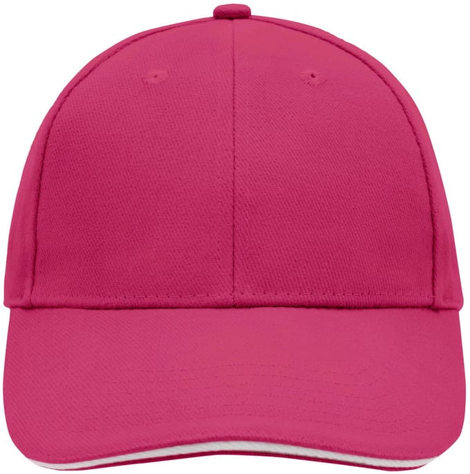 Baseball cap van 100% katoen - Roze - voor volwassenen - petjes