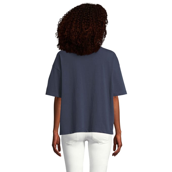 SOLS Dames/Dames Boxy Oversized T-shirt (Franse marine)