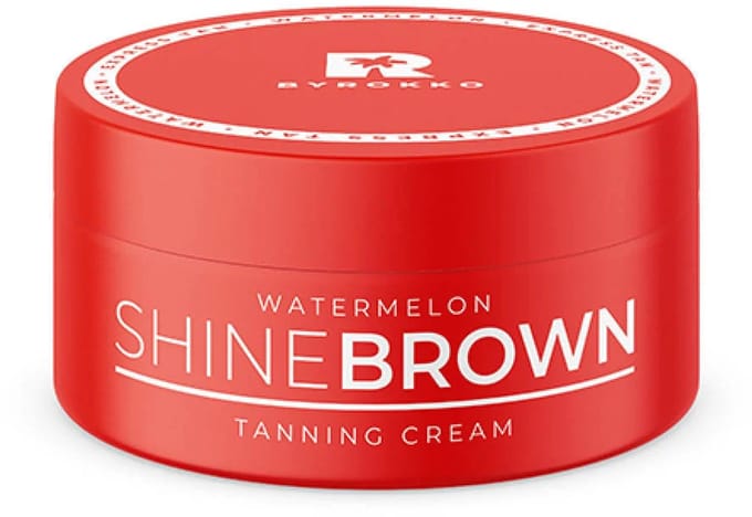 Byrokko - Shine Brown - Tanning Cream - Zonnebank - Watermelon - 200ml