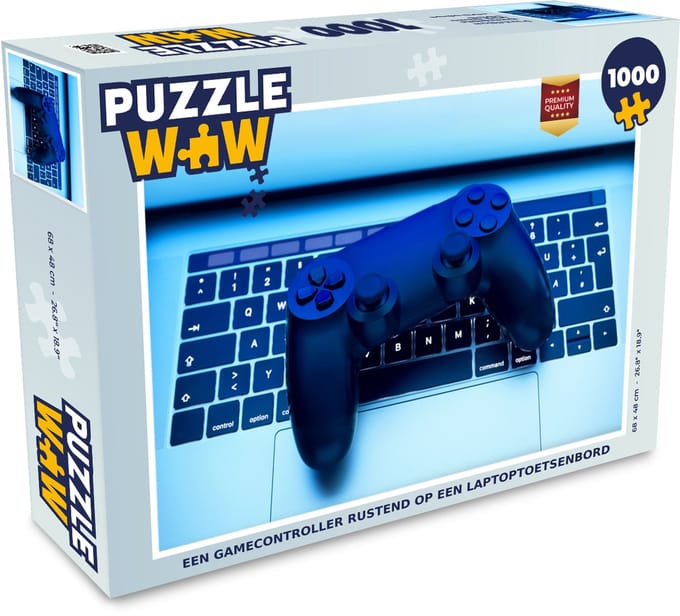 Puzzel Controller - Toetsenbord - Licht - Legpuzzel - Puzzel 1000 stukjes volwassenen