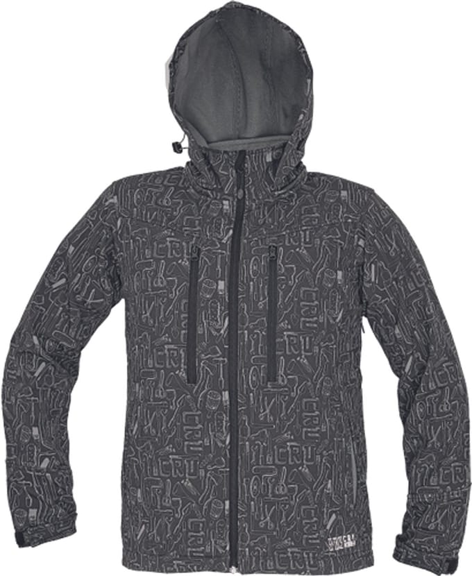 CRV LUTTON softshell jacket 03010397 - Grijs/Zwart - XL
