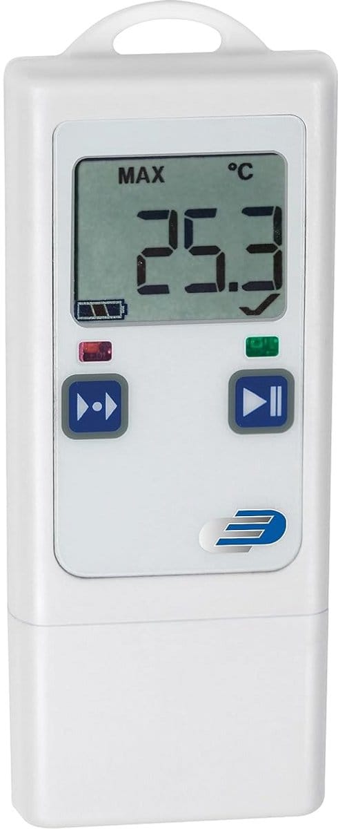 Digitale temperatuur datalogger met externe sensor, alarm en USB-interface