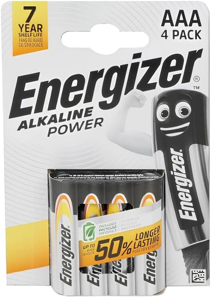 Alkaline Mini Batterijen (Type N/AAAA) - 4 Stuks