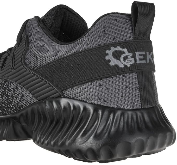 GEKO Moderne veiligheidsschoenen - antislip - ademend - maat 46 - grijs