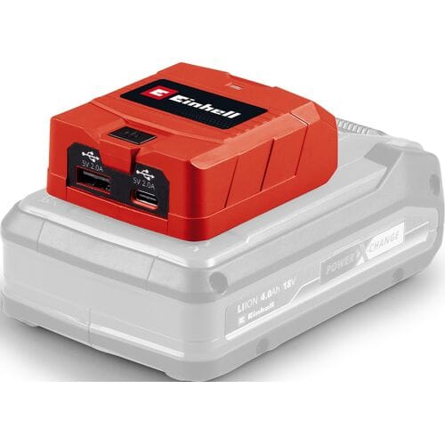 Einhell TC-CP 18 Li USB A/C-Solo accu USB-adapter 18V Li-ion