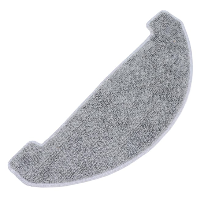 4 STUKS Stofzuiger Dweil Doek Vervanging Vezel Veegmachine Schoonmaak Dweil Doek voor Xiaomi VIOMI S9 gray