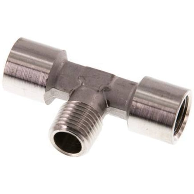 Koppeling G1/4" Binnendraad X R1/4" Buitendraad Roestvrij Staal 150bar