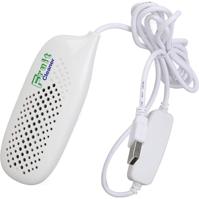Lave-légumes Sûr IPX7 Étanche Conception à trous double face USB Auto Fruits Légumes white