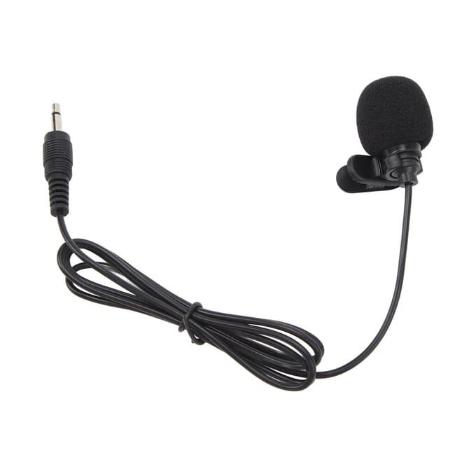 Microphone cravate filaire à pince, réduction du bruit, mini-microphone portable à condensateur omnidirectionnel