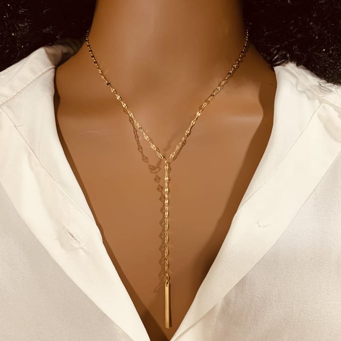 Sorprese Ketting - Infinity - Goudkleurig - Ketting Dames - 45 cm - Cadeau - Model W