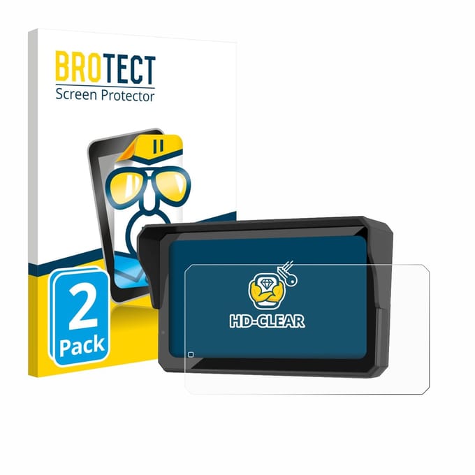 BROTECT - Screenprotector voor Carpuride W602BS / W602BS Pro - Folie Beschermfolie transparant 2 Stuks