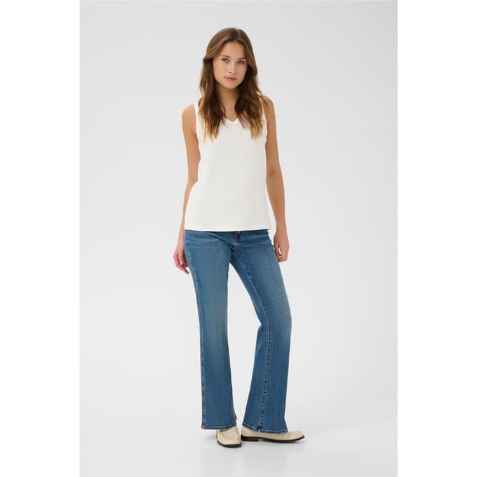 Jersey top CUbase Relaxed fit white