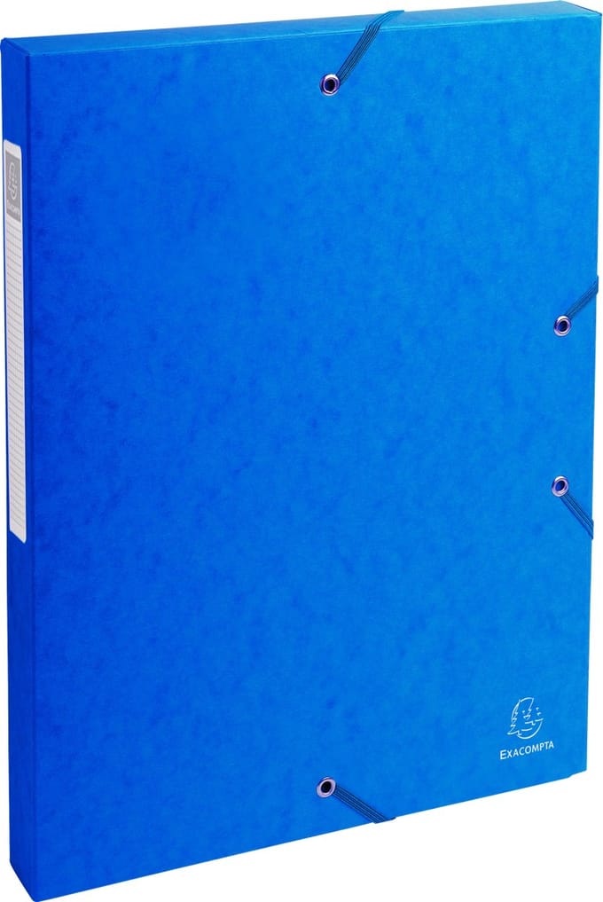 Exacompta Klasseerdoos - glanskarton -25mm - A4 - Geassorteerd - 8 stuks