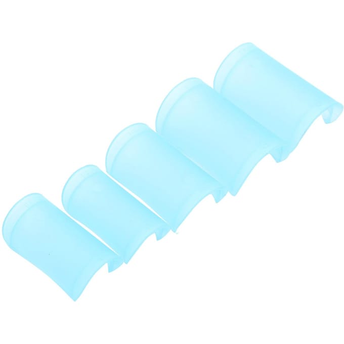 5Pcs Flûte Membrane Protecteur ABS Instrument Traditionnel Chinois Accessoires DM ?01Bleu white