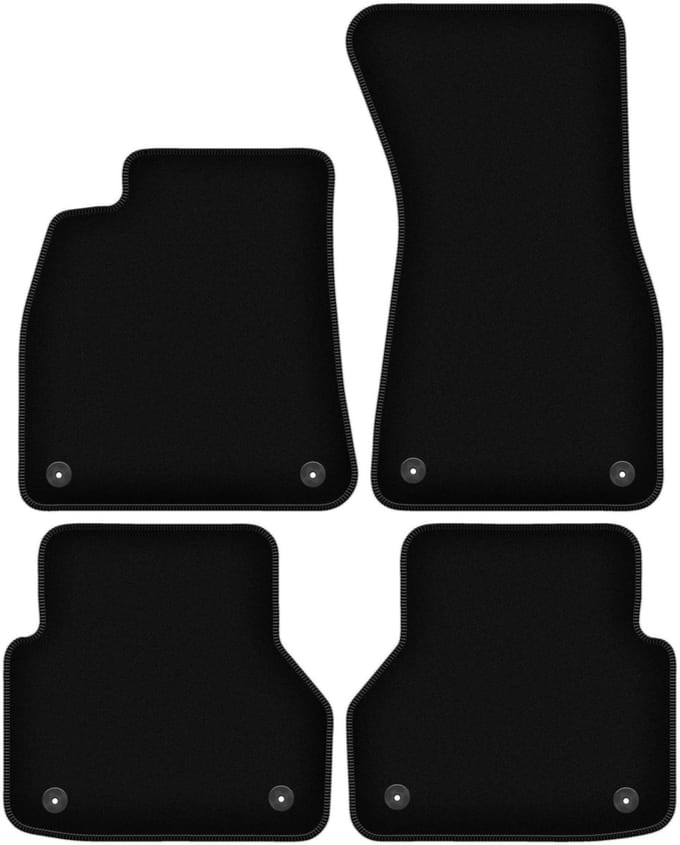 BASIC zwarte veloursmatten voor: Audi A7 C8 sportback (2018-)