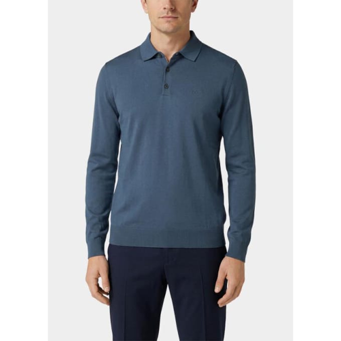 Hugo Boss Polo lange mouw gemello-p 10255177 01 50506025/468