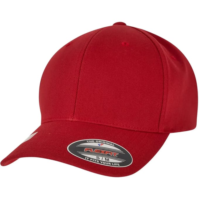 Flexfit - Wooly Combed Waterrepellent Pet - S/M - Rood
