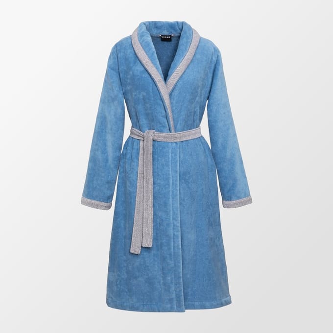 Hugo Boss badjas Dames - Lord W - Sky - maat S