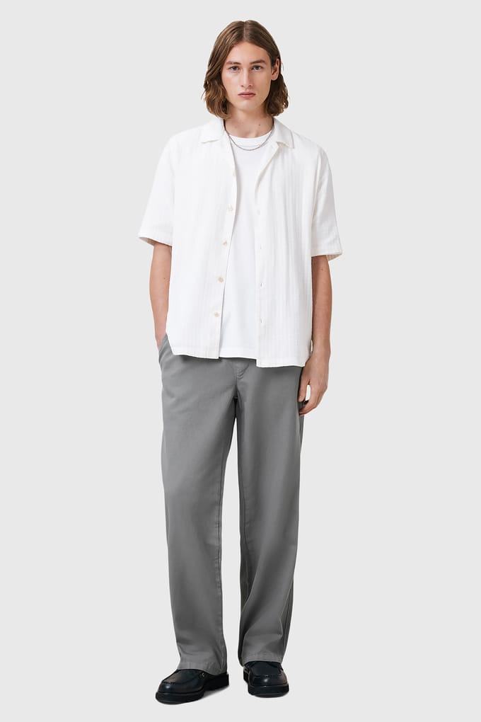 AllSaints Hanbury Trouser Pillar Grey Größe: M | Jogginghosen Outlet | Herren | Grau