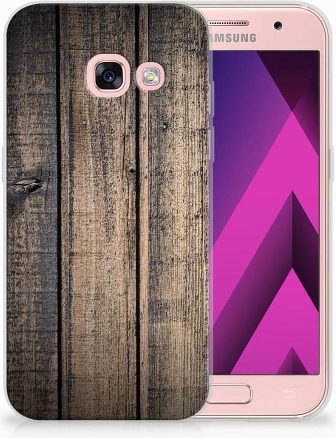 Samsung Galaxy A3 2017 Bumper Hoesje Steigerhout