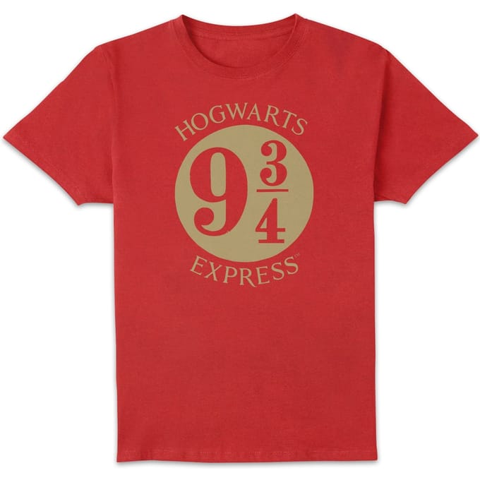 Harry Potter Platform Men's T-Shirt - Red - S