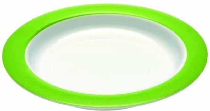 Asymmetrisch bord Ornamin Vital : 15,5 cm (kom) - egaal groen