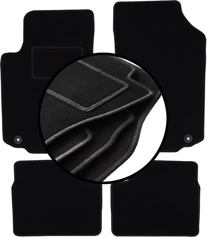 Complete set veloursmatten voor: Rover 75 stationwagen, sedan (1998-2005)