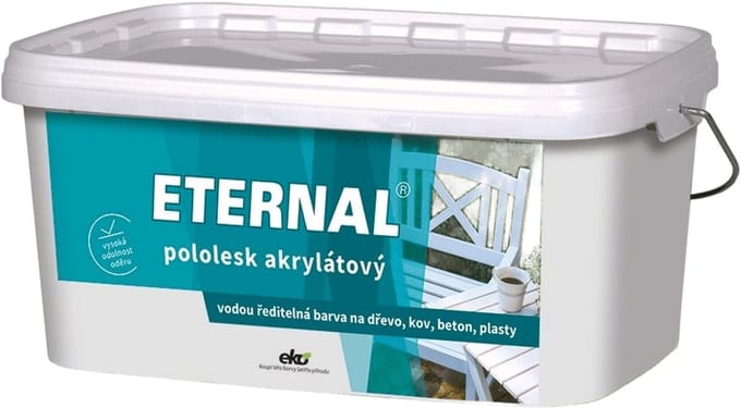 ETERNAL Halfglans Acryl 2,8 kg, Wit (RAL 9003)