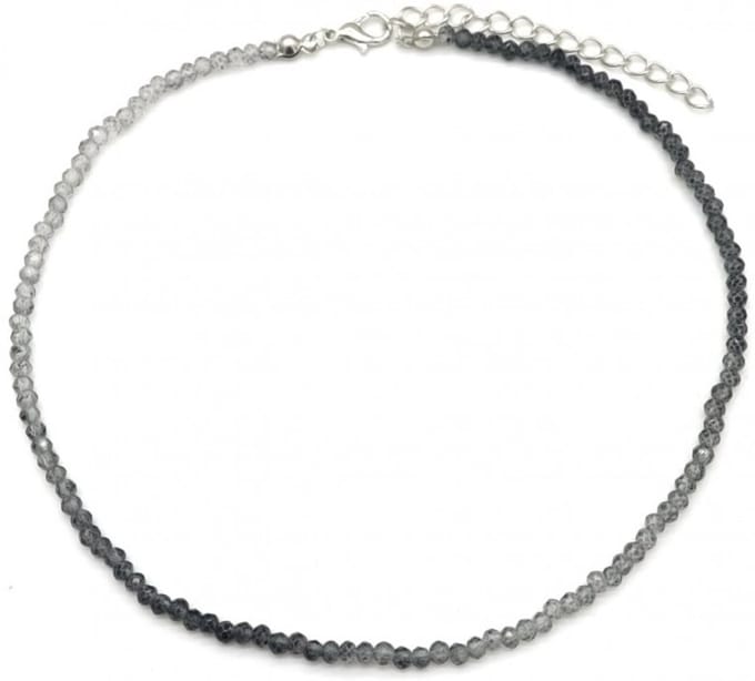 She life style - witte en zwarte kralenketting