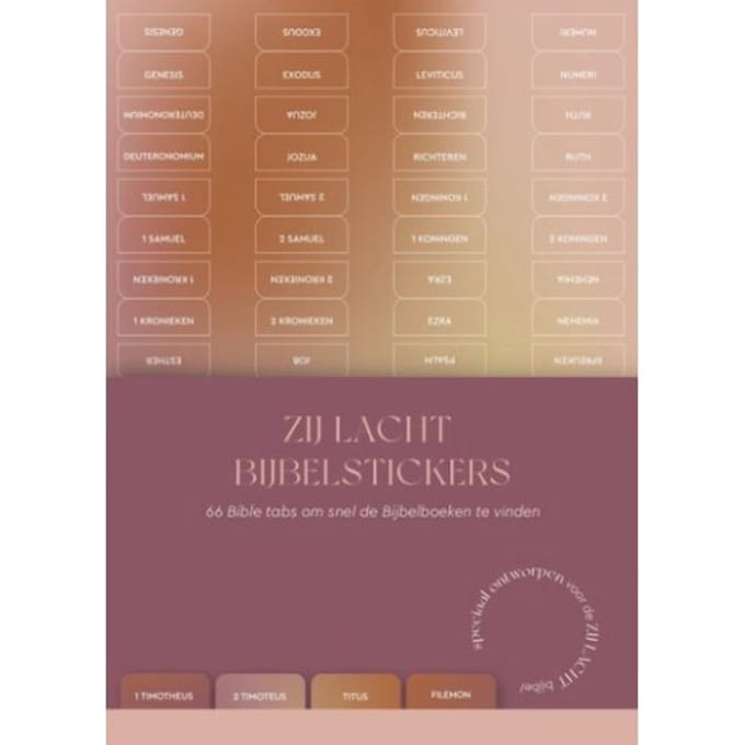Zij Lacht Bijbelstickers